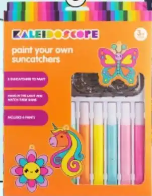 BIG W Paint Your Own Suncatcher, Velvet Art Spiral Kit offer