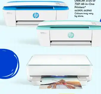 HP DeskJet 3720 or 7321 All-in-One Printers
