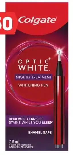 Foodland Colgate Optic White Overnight Teeth Whitening Treatment Pen 1 Pack offer