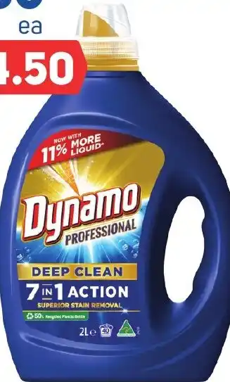 Foodland Dynamo Professional Laundry Liquid 2 Litre offer