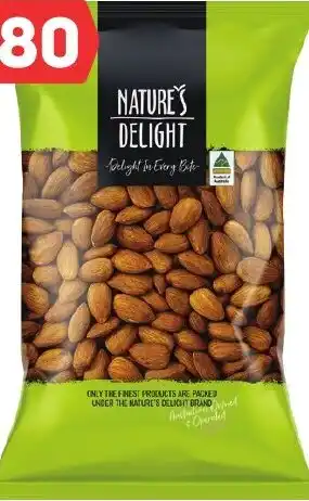 Foodland Nature's Delight Almonds offer