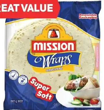 Foodland Mission Wraps 288-567g offer