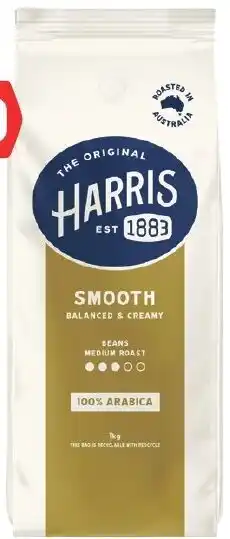 Foodland Harris Coffee Beans 1kg offer