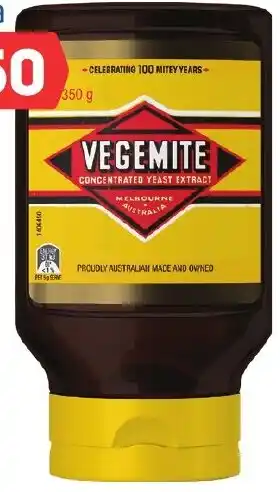 Foodland Vegemite Squeezy 350g offer