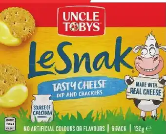 Foodland Uncle Tobys Le Snak 132g offer