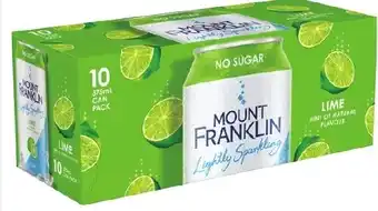 Foodland Mount Franklin Sparkling Water offer