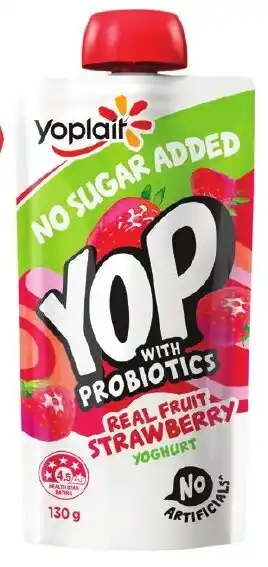 Foodland Yoplait Yop Yoghurt 130g offer