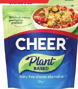 Foodland Cheer Plant Based Tasty Cheese Sliced or Shredded 200g offer