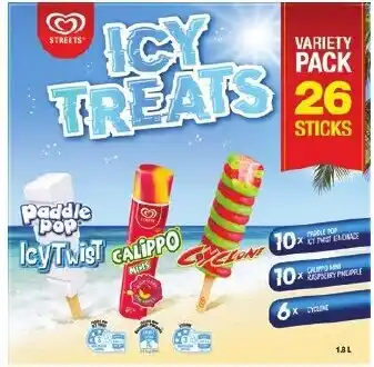 Foodland Streets Icy Treats Variety Pack 26s offer