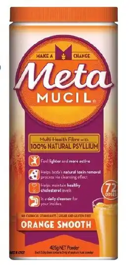 Foodland Metamucil Daily Fibre Supplement 425g or 504g offer