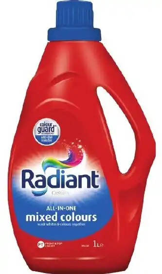 Foodland Radiant Laundry Liquid 1 Litre or Powder 1kg offer