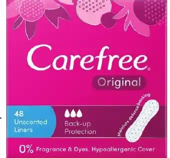 Foodland Carefree Liners offer