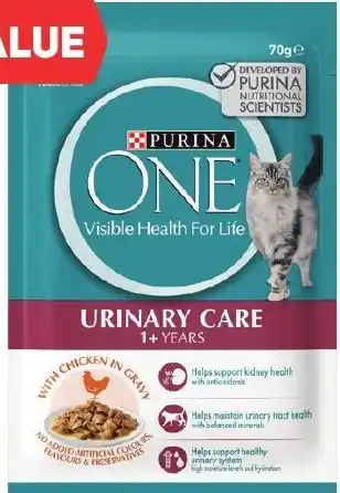 Foodland Purina One Cat Food Pouch 70g offer
