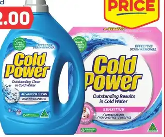 Foodland Cold Power Laundry Liquid 2 Litre offer