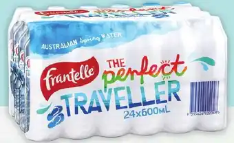 Foodland Frantelle Spring Water 24 x 600ml offer