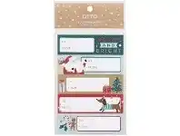 Officeworks Otto Christmas To/From Sticker 50 Pack offer