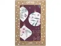 Officeworks Otto Christmas Cards 10 Pack Baubles offer