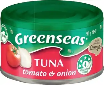 IGA Greenseas tuna 95g selected varieties offer