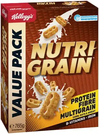 IGA Kellogg's nutri‑grain 765g, coco pops 650g or froot loops 460g offer