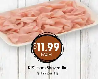 Spudshed KRC Ham Shaved 1kg offer