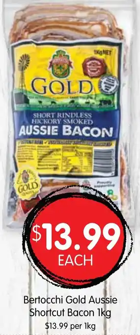 Spudshed Bertocchi Gold Aussie Shortcut Bacon 1kg offer