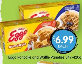 Eggo Pancake and Waffle Varieties 349-420g
