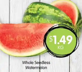 Spudshed Whole Seedless Watermelon offer