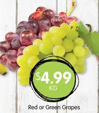 Spudshed Red or Green Grapes offer