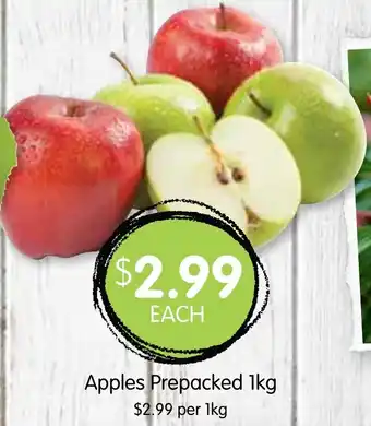 Spudshed Apples Prepacked 1kg offer