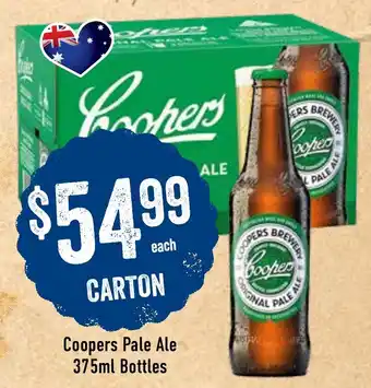 Spudshed Coopers Pale Ale 375ml Bottles offer