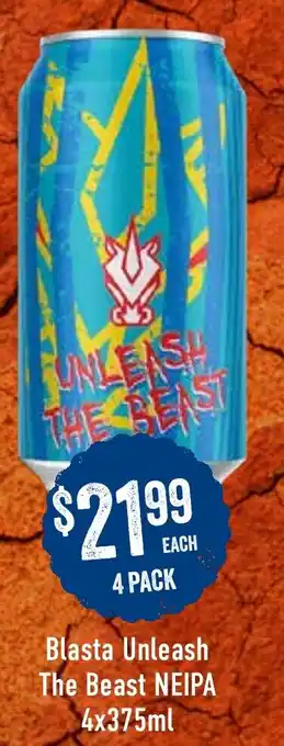 Blasta Unleash The Beast NEIPA 4x375ml