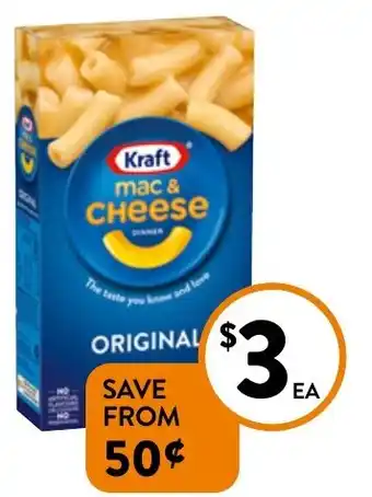 Foodworks Kraft Original Mac & Cheese 205g offer