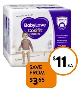 BabyLove Cosifit Nappies 15-28 Pack