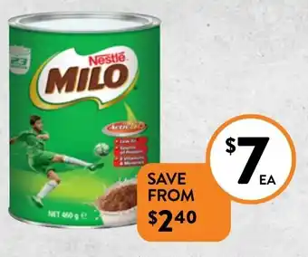 Foodworks Nestlé Milo 460g offer