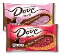 ALDI Dove Milk or Dark Chocolate Hearts offer
