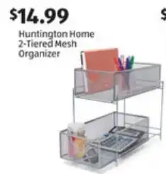 ALDI Huntington Home 2-Tiered Mesh Organizer offer