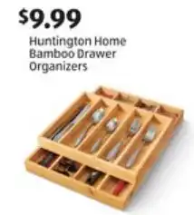 ALDI Huntington Home Bamboo Drawer Organizers offer