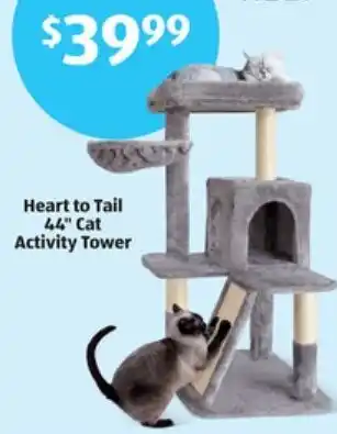 ALDI Heart to Tail 44" Cat Activity Tower offer