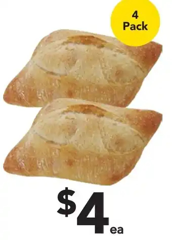 Drakes White Diamond Rolls 4 Pack offer