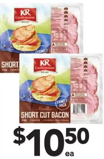 Drakes KR Castlemaine Short Cut Rindless Bacon 630g offer