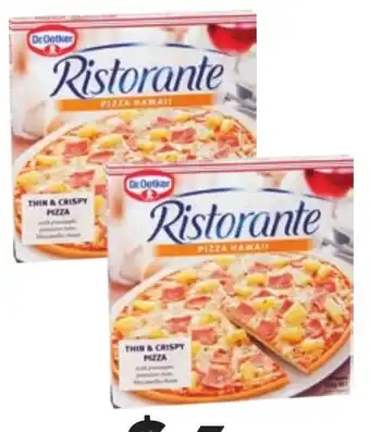 Drakes Dr. Oetker Ristorante Thin & Crispy Pizza 310g-390g offer