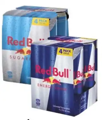 Drakes Red Bull Energy Drink Cans 4x250ml offer