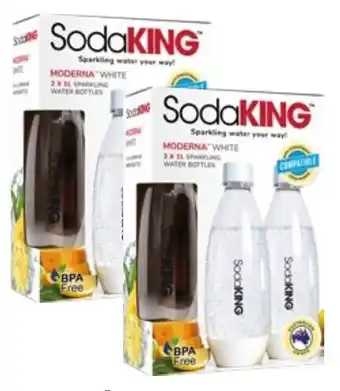 Drakes SodaKing Moderna White Twin Pack Bottles offer