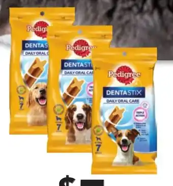 Drakes Pedigree Dentastix Dog Treats 7 Pack 110g-270g offer