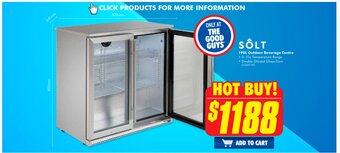 The Good Guys SOLT - 190L Outdoor Beverage Centre offer