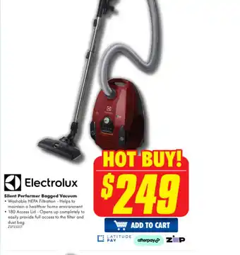 The Good Guys Electrolux - Silent Performer Bagged Vacuum offer