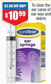 Chemist Warehouse Ear Clear Ear Syringe offer