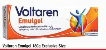 Chemist Warehouse Voltaren Emulgel 180g Exclusive Size offer