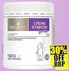 Bio Island Lysine Starter for Kids 150g Oral Powder