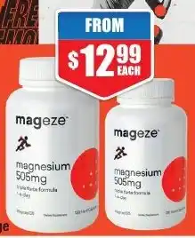 Chemist Warehouse Mageze Magnesium Range offer